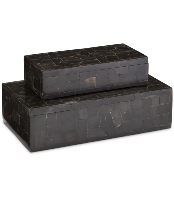 Currey Black Bone Boxes 1200-0452