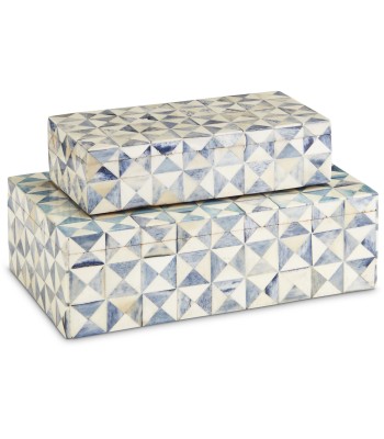 Currey Sky Blue Boxes 1200-0453