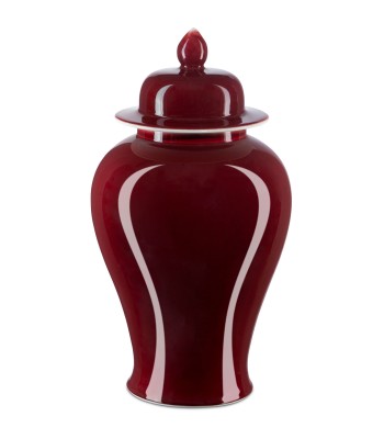 Currey Oxblood Temple Jar 1200-0685