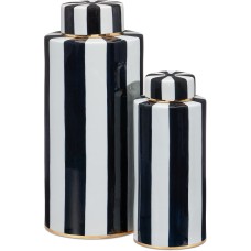 Currey Rayures Tea Canisters 1200-0823