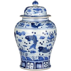Currey South Sea Temple Jar 1200-0839