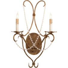 Currey Crystal Lights Wall Sconce 5880