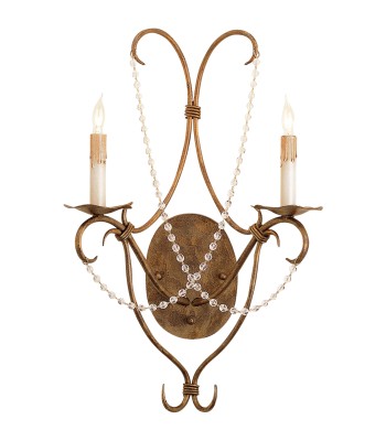 Currey Crystal Lights Wall Sconce 5880