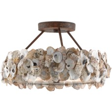 Currey Oyster Semi-Flush Mount 9000-0265