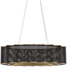 Currey Nightwood Chandelier 9000-0512