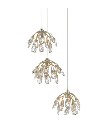 Currey Crystal Bud Multi-Drop Pendant 9000-0668