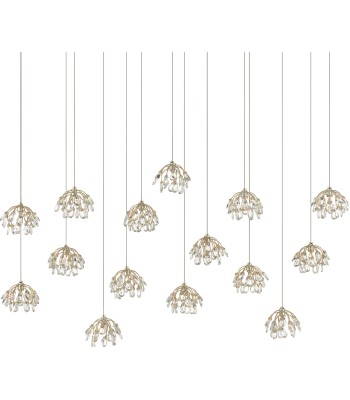 Currey Crystal Bud Multi-Drop Pendant 9000-0671