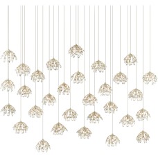 Currey Crystal Bud Multi-Drop Pendant 9000-0672