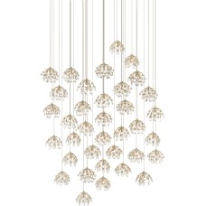 Currey Crystal Bud Multi-Drop Pendant 9000-0673