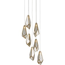 Currey Glace Multi-Drop Pendant 9000-0704