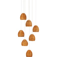 Currey Beehive Multi-Drop Pendant 9000-1000