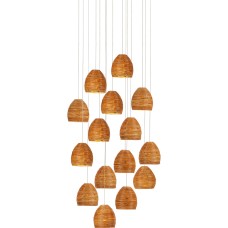 Currey Beehive Multi-Drop Pendant 9000-1001