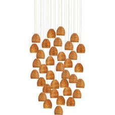 Currey Beehive Multi-Drop Pendant 9000-1004