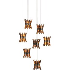 Currey Alsop Multi-Drop Pendant 9000-1042