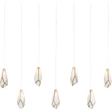 Currey Glace Multi-Drop Pendant 9000-1072