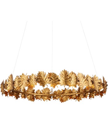 Currey English Oak Chandelier 9000-1145