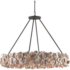Currey Oyster Circle Chandelier 9672