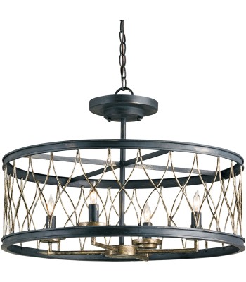 Currey Crisscross Semi-Flush Mount 9902