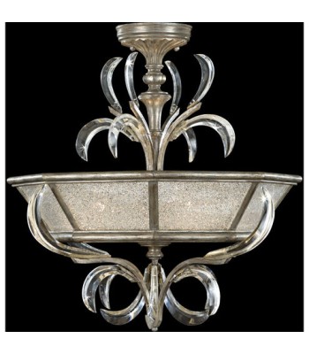 Fine Art Beveled Arcs Semi-Flush Mount 704340ST