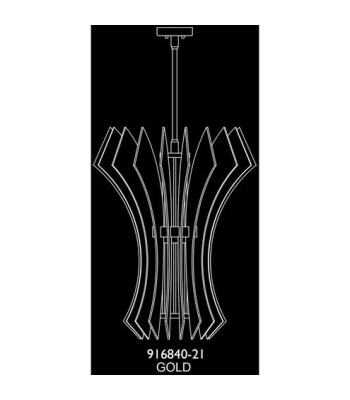 Fine Art Newton Ceiling Pendant 916840-11ST