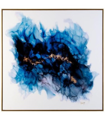 John Richard Kristen Binning's Blue Luster Abstract Art GBG-2757