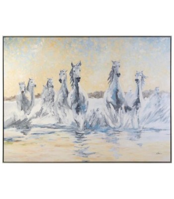 John Richard Jackie Ellens' Wild Horses in Southern France Animal Art GBG-2769