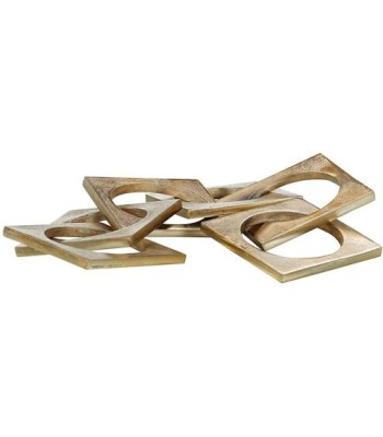 John Richard Gold Square Chain Decorative Accent JRA-15204