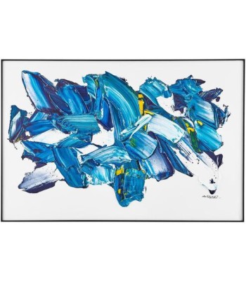 John Richard LM Zhou's Burst of Blue Oils and Art JRO-3450