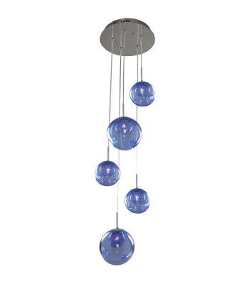 Kalco Meteor Ceiling Pendant 309541CH-SAPPH