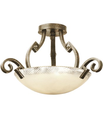 Kalco Ibiza Semi Flush Mount 4269AC-ECRU