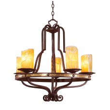 Kalco Durango Chandelier 6099TP-2-LINEN