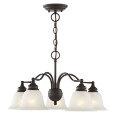 Livex Essex Chandelier/Semi-Flush 1346-07