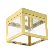 Livex Nyack Outdoor Flush Mount 20588-12