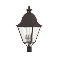 Livex Amwell Outdoor Post Lantern 2548-07