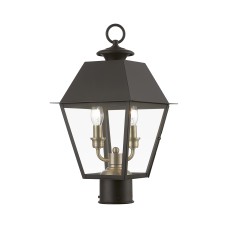Livex Wentworth Outdoor Post Lantern 27216-07