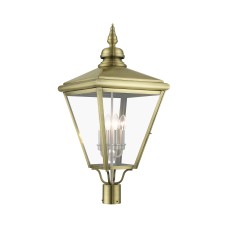 Livex Adams Outdoor Post Top Lantern 27376-01