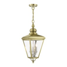 Livex Adams Outdoor Pendant Lantern 27377-01