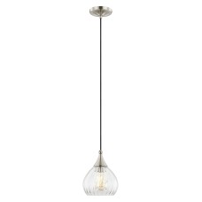 Livex Hand Blown Art Glass Mini Pendant 40601-91