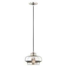 Livex Hand Blown Art Glass Mini Pendant 40607-91