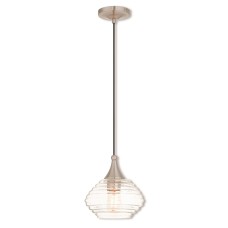 Livex Hand Blown Art Glass Mini Pendant 40610-91
