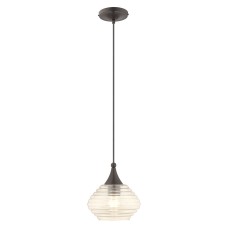 Livex Hand Blown Art Glass Mini Pendant 40644-92