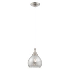 Livex Hand Blown Art Glass Mini Pendant 40645-91