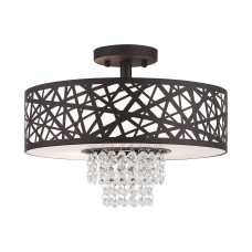 Livex Allendale Medium Semi-Flush 40663-07