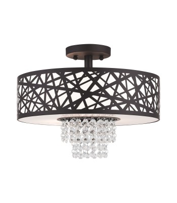 Livex Allendale Medium Semi-Flush 40663-07