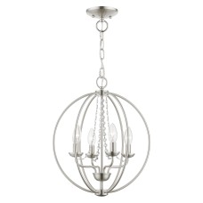Livex Arabella Chandelier/ Semi-Flush 40914-91