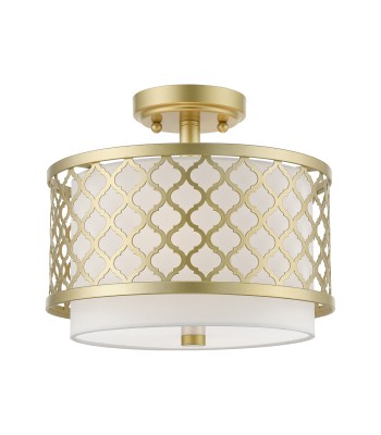 Livex Arabesque Small Semi-Flush 41107-33