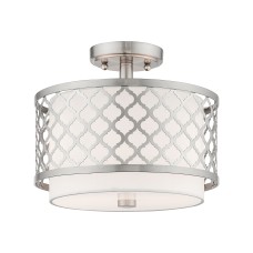 Livex Arabesque Small Semi-Flush 41107-91
