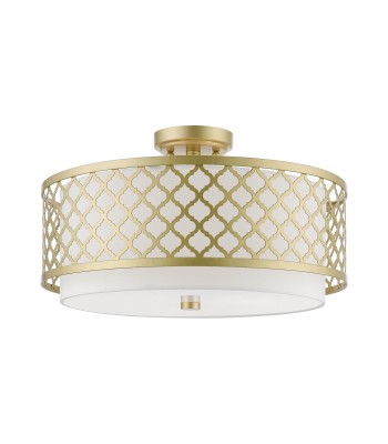 Livex Arabesque Large Semi-Flush 41109-33