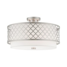Livex Arabesque Large Semi-Flush 41109-91