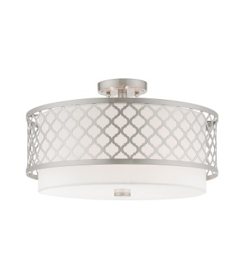 Livex Arabesque Large Semi-Flush 41109-91